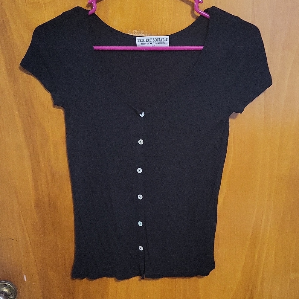 Womens Top By Project Social T Size Xs